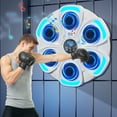 thumbnail image 1 of Upgraded Music Boxing Machine for Adults and Kids, Smart Punch Game, Interactive Punching Trainer, Smart Bluetooth Music Boxing Trainer, Music Boxing Machine for Adults, Indoor and Gym (White), 1 of 5