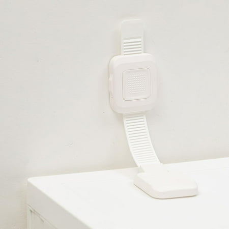 Upgraded No Drill Furniture Anchors for Baby Proofing, Anti-Tip Furniture Straps for Child Safety, 2 Pack