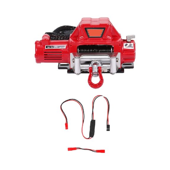 Upgraded Offroads Winch and Cable Winch Assembly Model Toy Accessories