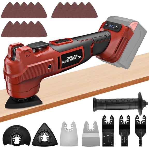Upgraded Oscillating Multi Tool Compatible with Milwaukee 18V Max Battery, Cordless Oscillating Tool with Brushless Motor 20000 OPM, 7 Gear for Cutting, Sanding, Scraping, Tool Only Visit the CAMXTOO
