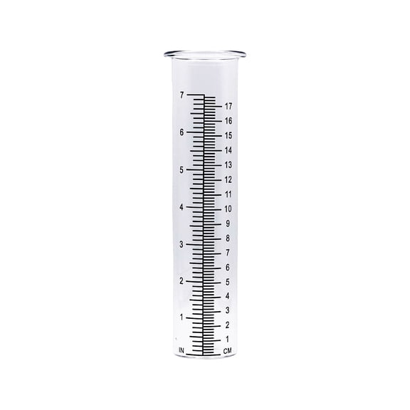 Upgraded Outdoor Rain Gauges Rain Meter Featuring Large Number & Blue Water Effect for Easy Reading & Installation