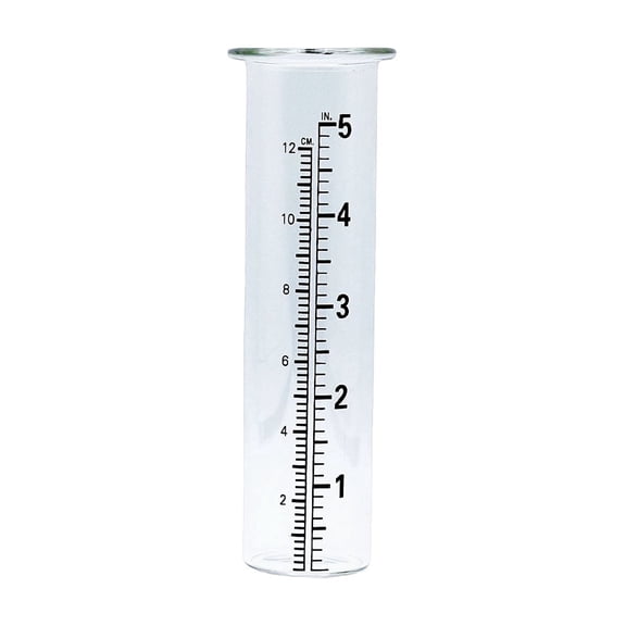 Upgraded Outdoor Rain Gauges Rain Meter Featuring Large Number & Blue Water Effect for Easy Reading & Installation