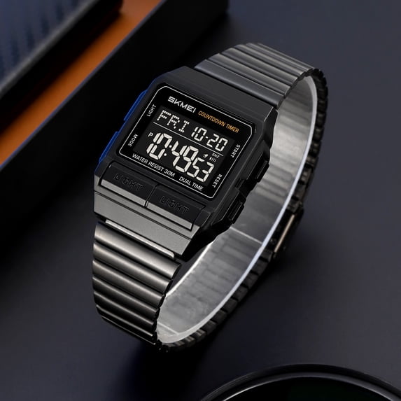 Upgraded Outdoor Sports Digital Watch with Luminous Display Suitable For Hiking Camping Running Swimming Easy to Read Comfortable D
