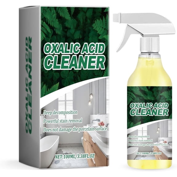 Oxalic Acid Powerful Stain Cleaner Spray, Multi-Surface Rust Remover for Bathroom, Bathtub & Porcelain Tiles(Q)