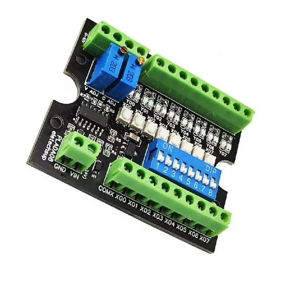 Upgraded PLC MCU Simulation Debugging Board with 0-10V 4-20MA Output ADC Tester NPN Comprehensive Development Board