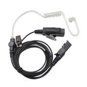 Upgraded PTT Earphone for Motorola DP2400, MTP3100, XiR P6600 Rotatable Metal Clips, Clear Sound APPLAYERR Spare Part