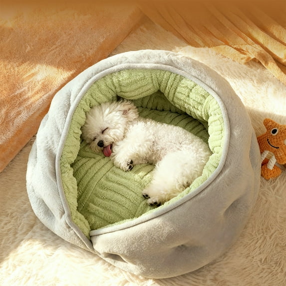 Upgraded Pet Bed Pet Villa Cats Bed Bed Removable Dog Bed Winter Warm Cats Bed Two Purpose Pet Nests Pet Mat A