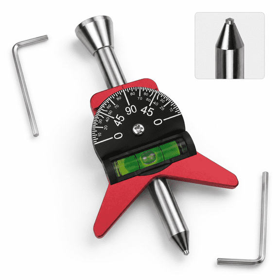 Upgraded Pipe Center Finder Tungsten Punch Measure Tool For 1.5" to 6" Diameter Pipes