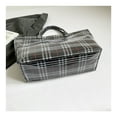 thumbnail image 1 of Upgraded Plaid PVC Tote Bag For Women Letters Print Tote Bag Plastic Handbag For Shopping Christmas Gift D, 1 of 8