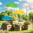 thumbnail image 1 of Upgraded Plant Umbrellas for Outdoor Plants, Larger Garden Plant Umbrella Shade with Adjustable Angle, 43.4" Higher Sun Shade for Plants, Potted Plant, Garden Beds Yellow A, 1 of 6