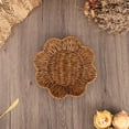 thumbnail image 1 of Upgraded Plastic Imitation Vines Woven Basket Storage Basket Fruit And Vegetable Storage Basket Snack And Candy Tray Bread Basket Multi Functional Storage Tray X, 1 of 7