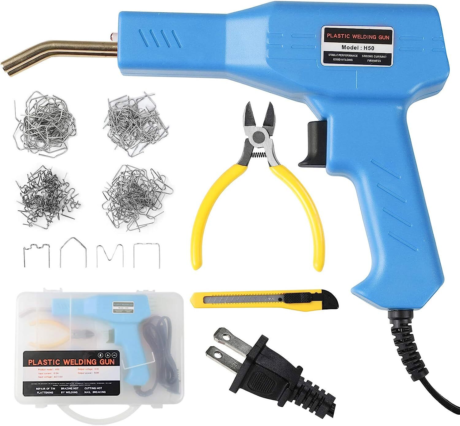 150W Upgraded Welder Kit, 800PCS Hot Stapler Welding Machine Car Bumper