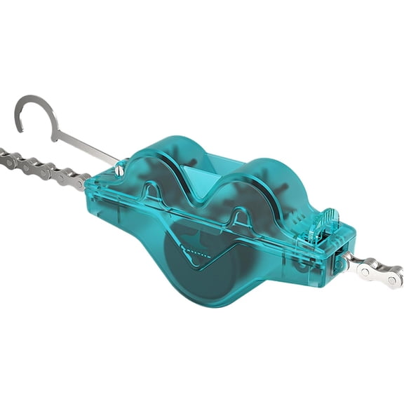 Upgraded Polycarbonate Bike Chain Cleaner Tool  Chain Scrubber with 360 Automatic Brushes, No Chain Removal Drivetrain Maintenance Kit for Mountain Bike,Road Bike,Ebike and Trail Bikes