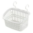 thumbnail image 1 of Upgraded Poolside Storage Basket for Drinks, Above Ground Pool Accessories, Swimming Pool Hanging Storage Basket, Fits 3 Inch or Less Top Rail 4.7" x 8" x 10.8" x 6.7" White, 1 of 8