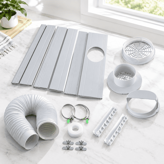 Upgraded Portable Air Conditioner Window Kit, Adjustable 17