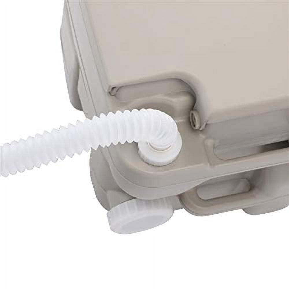 Upgraded Portable Sink and Toilet Combo| Self-contained 5 Gal Hand Washing Station & 5.3 Gal Flushing Toilet, Perfect for Camping/RV/Boat/Road
