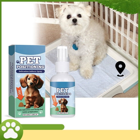 Upgraded Potty Training Spray For Dogs Puppy Potty Training Spray Correct The Dog's Bad Defecation Behavior And Help You Train Your Dog To The Toilet In Right Place 50ml A