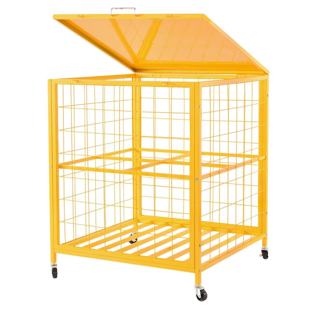 Upgraded Propane Tank Storage Box for 4 Cylinder, Heavy-Duty Horizontal ...