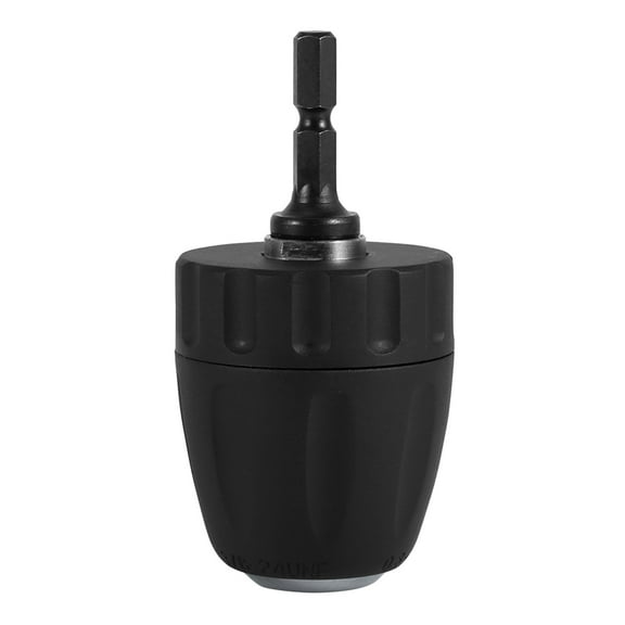 Upgraded Quick Change 1/4-Inch Hex Shank 0.8-10mm Clamping Capacity Keyless Drill Chuck Screwdriver to Drill Converter