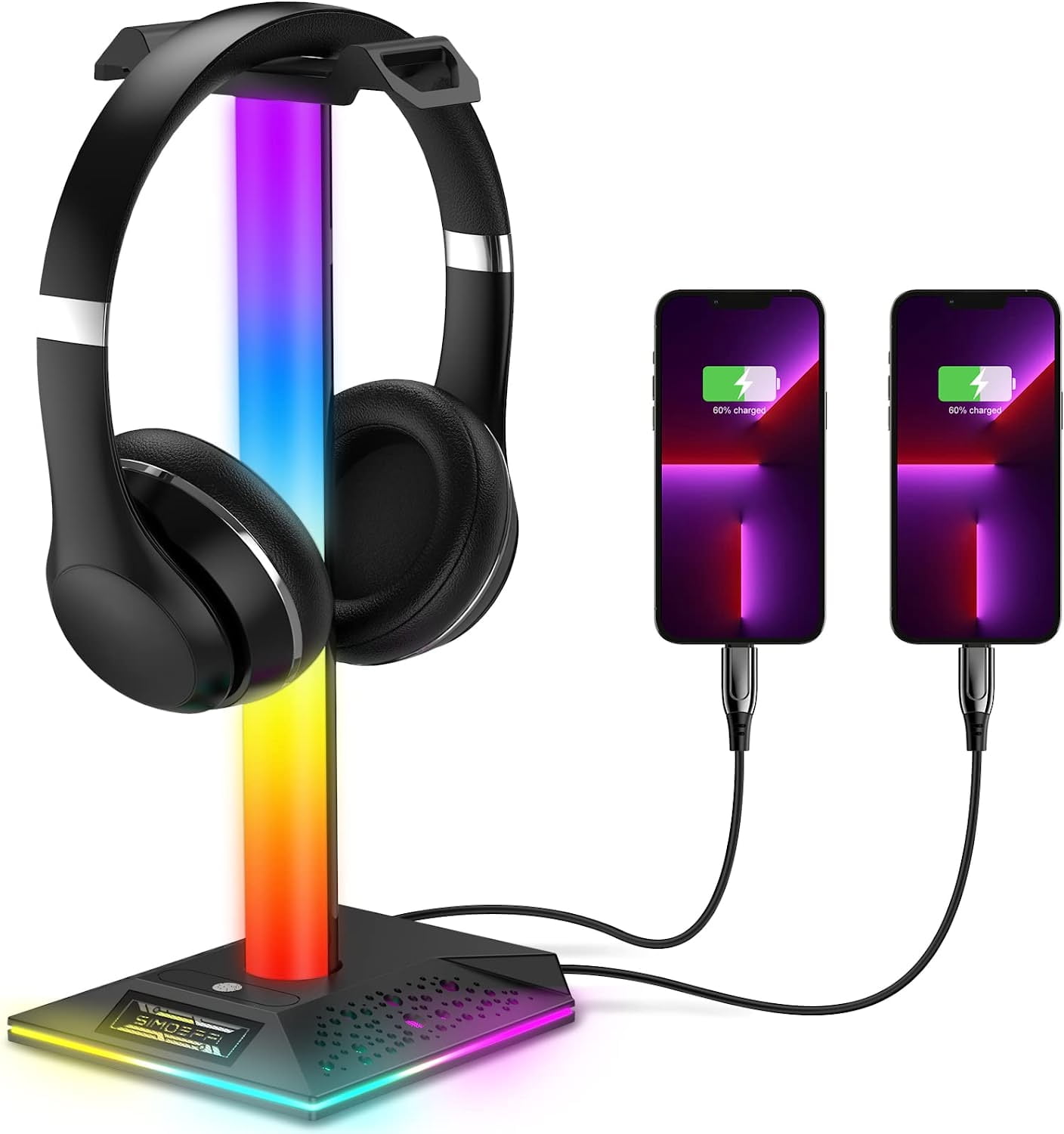 RGB Gaming Headset + stand
