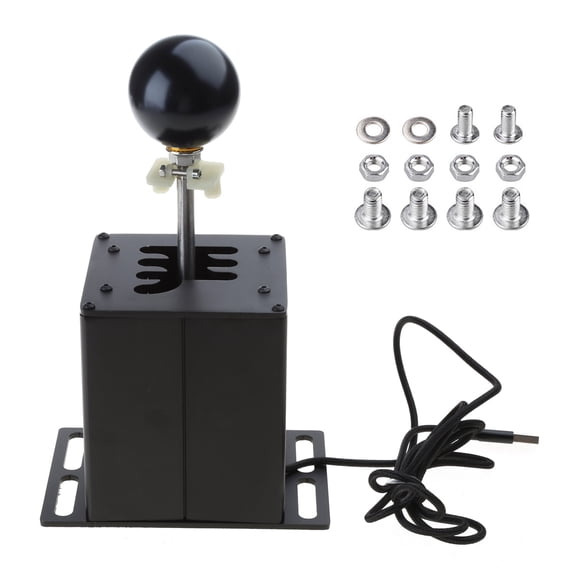 Upgraded Racing Shifter 6+R/7+R Simulation Game H Gear Shifter Metal Alloy Lightweight Used for G27 G29 T300
