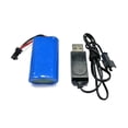 thumbnail image 1 of Upgraded Rechargeable Battery 7.4V 500mAh High Capacity Modified Battery for 1:10 Scaled Toy Crawler Accessory Spare, 1 of 18