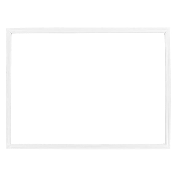 Upgraded Refrigerator Food Door Gasket Seal (Magnetic Strip Inside, White), Part# WR24X10077 - Replacement & Compatible with Some and Hotpoint Refrigerators