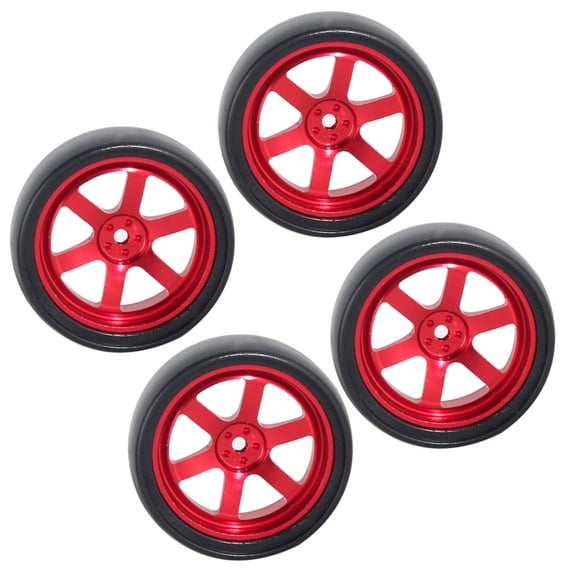 Upgraded Remote Control Car Drift Tires 1/18 High Grip Design Wheel Tyre with Hubs For Professional Drifting Experience