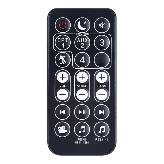Upgraded Replacement Remote Control RE69151 Command Soundbar ABS Remote for Polk Magnifi