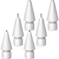 thumbnail image 1 of Upgraded Replacement Tips for Apple Pencil, Metal Tips Set Precise Control for Apple Pencil USB C/ 2nd/ 1st Gen Apple Pen Nib(6 Pack), 1 of 7