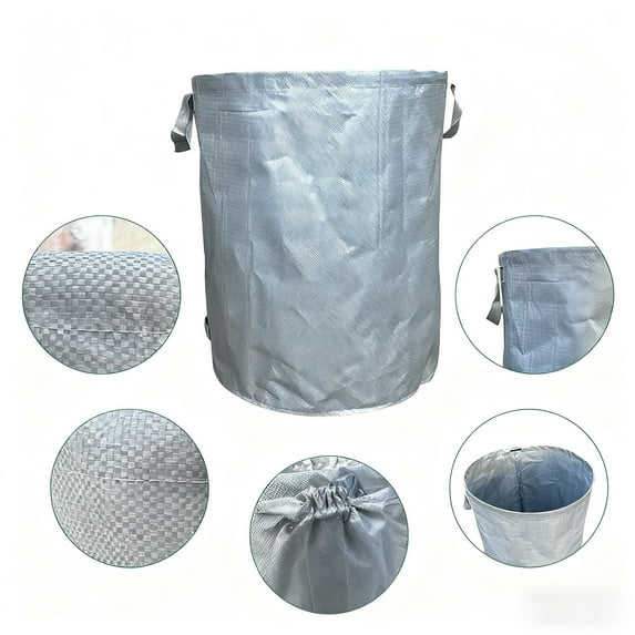 Upgraded Reusable Gardening Lawns Leaf Bag With Reinforced Handle Foldable And Portable Suitable For Lawns Gardens Leaf Collection And Home Yard Cleaning 132 gallons