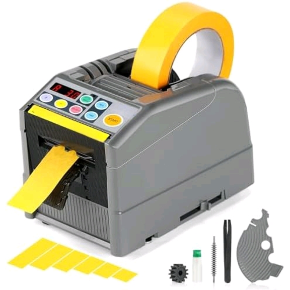 Upgraded Ribbon Cutting Machine, Automatic Tape Dispenser, 6-60 mm Width, 5-999 mm Length, Ideal for Business & Home$$Office