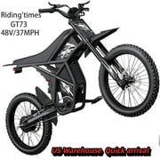 50Mph Riding'times GT73 Pro Electric Bike for Adults,3000W(Peak) Dual Motor 338NM ,60V 36.4Ah Battery, 25"Off-Road Fat Tire,Hydraulic Disc Brakes, UL 2849