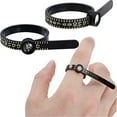 thumbnail image 1 of Upgraded Ring Sizer Measuring Set Reusable Finger Size Gauge Measure Tool Jewelry Sizing Tools 1-17 USA Rings Size（black）, 1 of 5