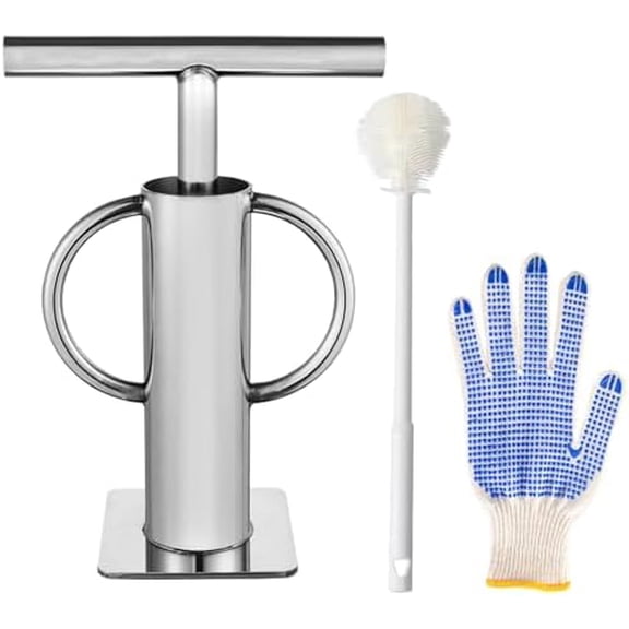 Upgraded Rock Crusher, Multipurpose Stone Crusher, Stainless Steel Material Rock Crusher for Gold, Sturdy Glass Crusher, Mining Pulverizer Gold Prospecting Heavy Duty Frit Maker Gold Rush