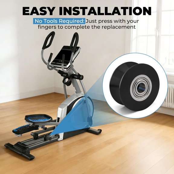 Upgraded Roller Wheel for 340773, Elliptical Roller Wheel for TreadLife for ProForm for NordicTrack, Quiet LongLasting Replacement Roller Wheel$$Sport & Recreation Other
