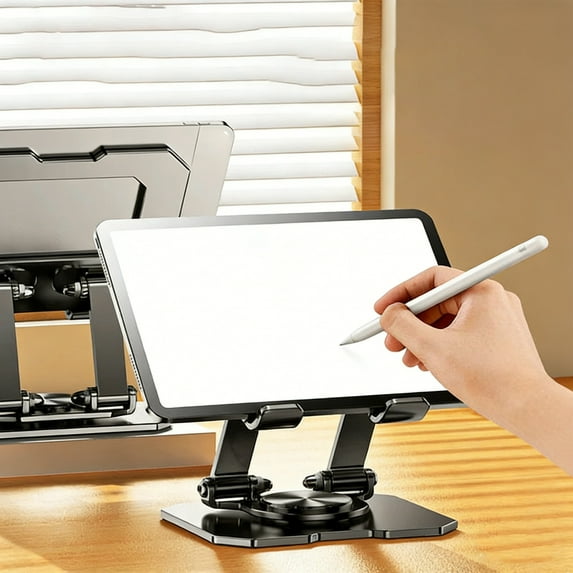 Upgraded Rotating Tablet Stand Desktop Suitable For Metal Phone Holders Portable And Foldable F