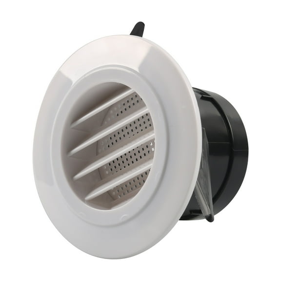 Upgraded Round Air Vent Louver Grille Cover Soffit Vent Easy Installation used for Bathroom Office Kitchen Ventilation
