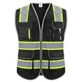 thumbnail image 1 of IXCE Upgraded Safety Vest,with More Wear-resistant、Breathable Fabric,Saturated Fluorescence for Higher Visibility,with Pockets,Suitable for Emergency Situations,Construction and Other Situations, 1 of 7