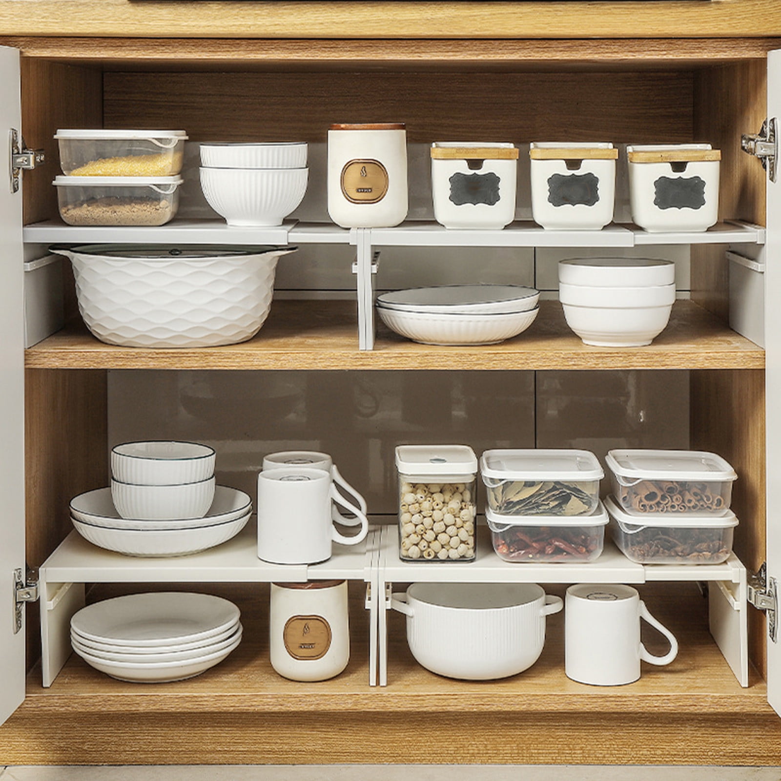 Upgraded Scalable Kitchen Storage Rack Layered Storage Rack For Bowls ...