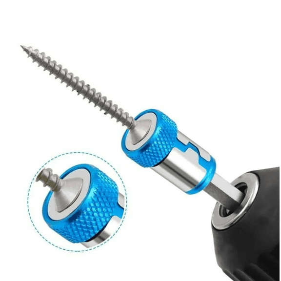 Upgraded Screwdriver Head Magnetic Rings Portable Magnet Tool For Home Garage Workshop,Blue