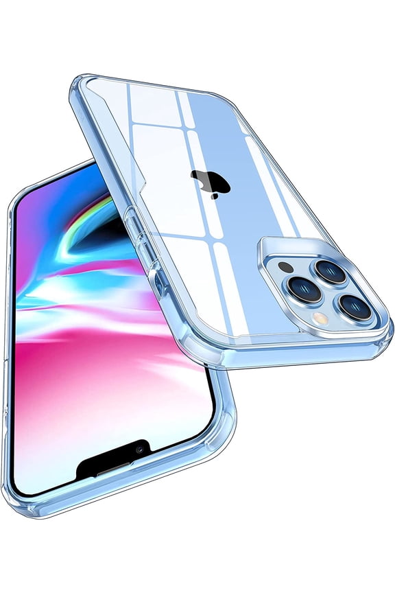 Upgraded Shatter-Proof Corners Clear Designed for iPhone 13 Pro Max Case