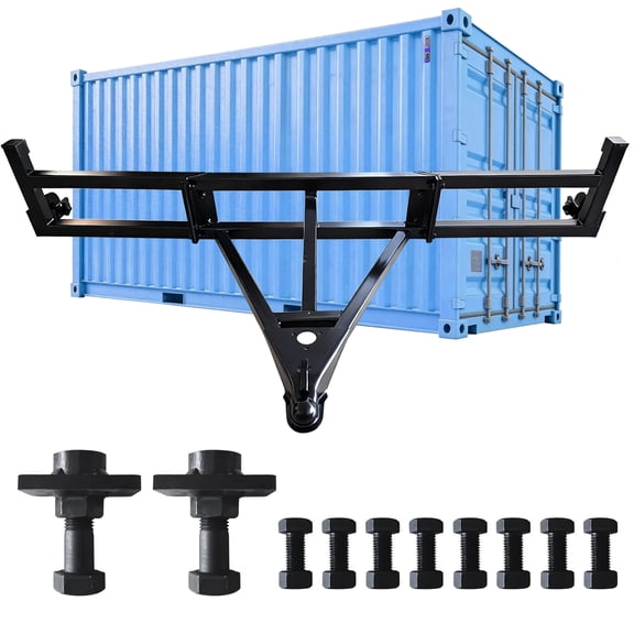 Upgraded Shipping Container Towing Rod Kit Fits 20' 40' Containers, Split Design for Easy Storage