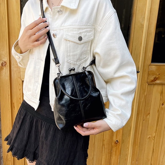 Upgraded Shoulder Crossbody Bag Spring Nostalgic Handbag Soft Leather Texture Women Bag D