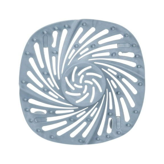 Upgraded Shower Drain Hair Catcher with Suction Cups | Bathtub & Sink Hair Stopper Cover | Kitchen & Bathroom Drain Protector for Hair & Food Bits | 5.7x5.7 Inch