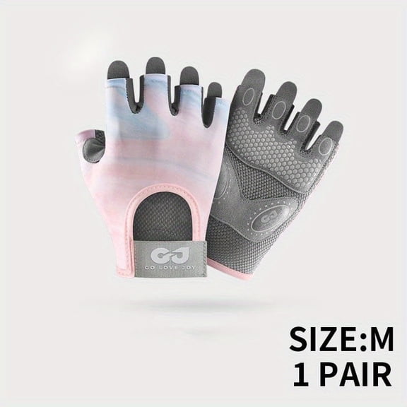Upgraded Silicone Grip Pads Non-Slip Palm Layer Fitness Sports Gloves - Ergonomic Nylon Blend, Pull-On Closure, Hand Wash Only, Universal Fit for Gym Workouts & Athletic Activities (Gray/Pink/Black)