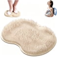 thumbnail image 1 of Shower Foot Scrubber, Exfoliating Bath Mat and Back Washer with Non-Slip Suction Cups for Men and Women, 1 of 7