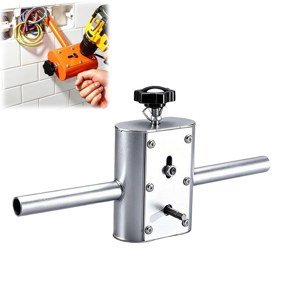 Upgraded Silver Automatic Wire Puller, Steel Conduit Threading Tool for Household Electrical Pipe Wiring