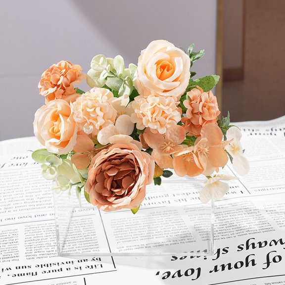 Upgraded Simulated Flower Home Decoration Wedding Handheld Flower Road Guide Wall Artificial Flower S