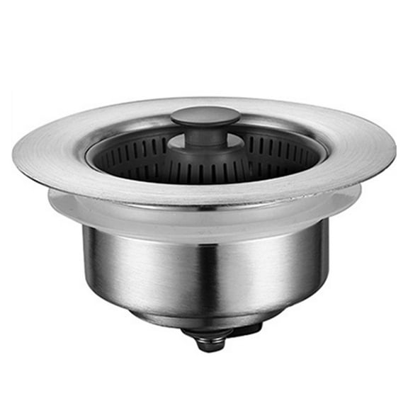 Upgraded Sink Bounce Core Drain Strainer, Anti-Clogging Kitchen Sink Odor Filter